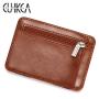 CUIKCA Credit Card Holder Pu Leather Mens Black Minimalist Business Simple Wallets Oem Hot Money