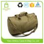 Gelory Personalized High Quality Canvas Material Gym Bags Custom Travel Style Men Canvas Shoulder Duffel Bag