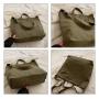 KBW433 Women Canvas Bag 2023 New Retro Casual Shoulder Crossbody Tote Bag Large Capacity Cloth Bag For Lady