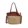 2024 fashion straw bucket bag new ladies design shoulder bag simple fashion atmosphere popular handbag