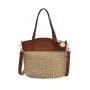 2024 fashion straw bucket bag new ladies design shoulder bag simple fashion atmosphere popular handbag
