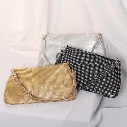 New Evening Bag Banquet Handmade Rhinestone Ladies Handbag Armpit Bag Single Shoulder Crossbody Bag Female