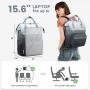 LOVEVOOK Casual computer waterproof travel bag backpack large laptop hiking notebook school business gradient laptop backpacks