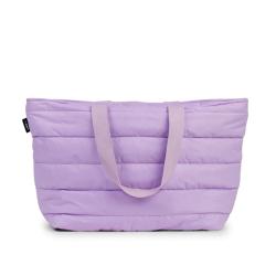 CHANGRONG Custom Logo nylon puffy tote bag for women lightweight quilted puffer bag