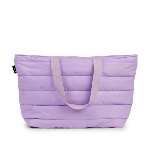 CHANGRONG Custom Logo nylon puffy tote bag for women lightweight quilted puffer bag
