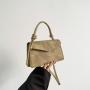 Fashion Simple and Individual Small Bag for Women, 2024 Spring New Style Versatile ins Shoulder Crossbody Small Square Bag