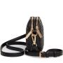 Custom Fashion Black Light Leather Satchel Design Shoulder Purse Woven Girls Bags Crossbody