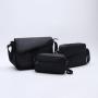 Custom Logo Design Men's Weekender Cross Body Bag Work Fitness Belt Bag Black Nylon Crossbody Messenger Bag Boys Waist Pack