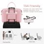 JFFD Weekender Overnight Carry on Duffel Bag with Toiletry Purses Shoulder Tote Gym Bag Cheap Travel Luggage Bags for Women