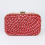 New Wedding Elegant Hollow Metal Hard Box Rhinestone Clutch Bag Ladies Handbag Luxury Party Evening Bags For Woman