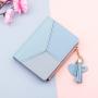 Women's Short Small Card Bag Tassel Niche Design Thin Zippered Women's Wallet Wallet Exquisite Simple Fashion Student Wallet