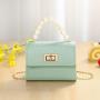 Pearl Crocodile Pattern Women Designer Bags PVC Bag Fashion 2023 Summer Latch Stylish Bags For Women