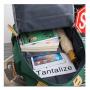 ZR293 New Schoolbag Backpack Unisex Laptop Bag Canvas Waterproof High School Students Style Shoulders Backpack Fashion Travel