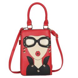 Fashion design retro INS style hand-held slant small square bag PU for  woman