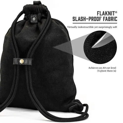 Slash-proof Fabric Backpack with Combination Lock Anti Knife Bag Water Proof Cut Resistant Knapsack Anti-theft Bag