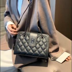 Fashion Luxury Leather Woman Bags High Capacity Lingge Chain Shoulder Bag Girls Crossbody Chain Luxury Handbags For Women 2021