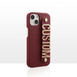 Customized Personalized Luxury Initial Leather Cases Mobile Cell Phone Cases For Iphone 13 14 15 Pro With Letters Drop Shipping