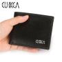 CUIKCA New Fashion Men's PU Leather Short Wallet For Men Zipper Coins Purse Slim Wallet ID Credit Card Holders HF044