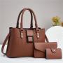 2023 New Three Piece Set Handbag Tote Bag Bucket Fashion Designer Women Bags Large Capacity Single Shoulder Crossbody Bag