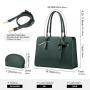 LOVEVOOK Fashion Modern Business Office Work Bag Waterproof PU Leather 15.6 Inch Computer Laptop Tote Bag for Women
