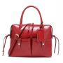 Retro oil wax soft PU leather high-capacity crossbody bags women's tote bag handbags