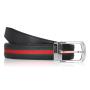 Wholesale Leather Belt Pin Buckle Men's Belt Pu Leather Men's Belt With Woven Tap