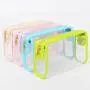 7 Colors Portable Makeup Bag Vacation Bathroom Personal Clear Zipper Toiletry Carry Pouch PVC Cosmetic Bag