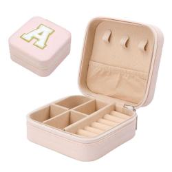 SN055 Travel Jewelry Case for Women Fashion Jewelry Case Organizer Mini Jewelry Travel Case for Girls Necklace Ring Earrings Box