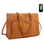 2022 LOVEVOOK new arrival tote bags custom famous designer women hand bags fashion USB 15.6 laptop Briefcase women laptop bags