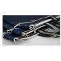 HR009 Unisex Business Soft Faced Zipper Dark Blue Briefcase Nylon Office Data Laptop Bag Business Woven Document Computer Bag