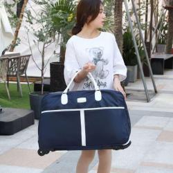 ZR850 Travel Wheeled Trolley Duffel Bags Portable Oxford Rolling Luggage Bag For Men and Women Fashion Waterproof Suitcase