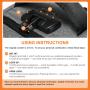 LOVEVOOK Wholesale Custom waterproof Anti-Theft men bags work business travel bags usb 15.6 17 laptop backpacks