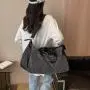 Custom Fashion Designers Portable Durable Shoulder Carry on Tote Sport Gym Travel Rhinestone Duffle Bag for Women