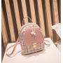 ZR422 Girls' Backpacks Are Versatile And Stylish with Small Checked Schoolbags Cosmetics Women Bag Female Backpack Mini Zipper