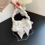 2023 Newest Wholesale Long Strip Fashion Trends Elegant Ladies Shoulder Bags Women Luxury Clutch Handbags With Bow