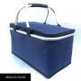 Customizable logo Waterproof Large Capacity Cooler Lunch Bag Storage Box Tote Insulated Thermal Picnic Basket