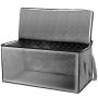 SN020 Hot Sell Non Woven Fabric Storage Bag Waterproof Foldable Clear Window Organizer High Quality Storage Box