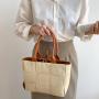 Wholesale Crochet Hand Bag Fashion Women Handbags Ladies Woven Knot Hand Bags Chic Trend Creative Knitted Women's Tote Bags