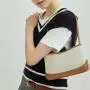 Custom Handbag Wholesale Factory Luxury Designer Ladies Handbag PU Leather Canvas Underarm Bag Shoulder Bag For Women
