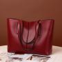Hot Sale Black Leather Tote Bags Women Handbags Ladies Shoulder Sling Bag Women Big Totes Handbag Wholesale