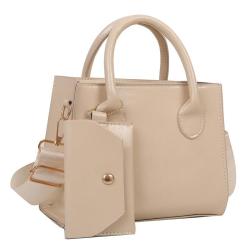 Women's bag 2024 new square bag crossbody bag female simple fashion handbag female elegant 2-piece set ladies purse