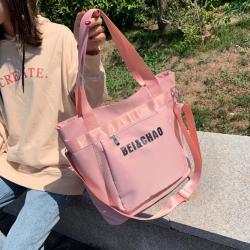 New Oxford Fabric Large Capacity Waterproof Women Sports Fitness Shoulder Handbags Portable Travel Trolley Tote Bag