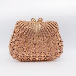 Factory Wholesale rhinestone purse and handbag Hand-made diamond-encrusted evening bags with various designs are available in s