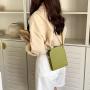 South Korea new saddle bag small advanced sense cross slung bag simple ins design mobile phone bag female