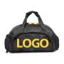 Customized Multi-function Gym Tote Bag Backpack Black Waterproof Football Training Sports Duffle Travel Bag for Men