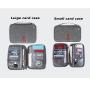 KBW211 2023 Hot Multifunctional Waterproof ID Bag RFID Travel Passport Bag Anti-theft Swipe Card Bag Multifunctional Coin Purse