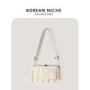 Customized High Quality Stylish PU Material Soft Comfortable Sling Canvas Tote Handbags Shopping Bags Women Shoulder