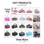 Custom Print Foldable Tote Carry on Luggage Sports Duffel Bags for womens Lightweight Weekend Travel Swimming Gym Yoga Bag