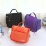 Gelory Manufacturer Fashion Solid Color Ladies Portable Travel Beauty Cosmetic Storage Bag