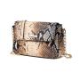 2024 Custom Logo Snake PU Leather Shoulder Bag For Women Ladies Cross Body Bags
